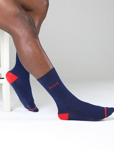 Navy Candy - Lux Dress Socks - boxmenswear - {{variant_title}}