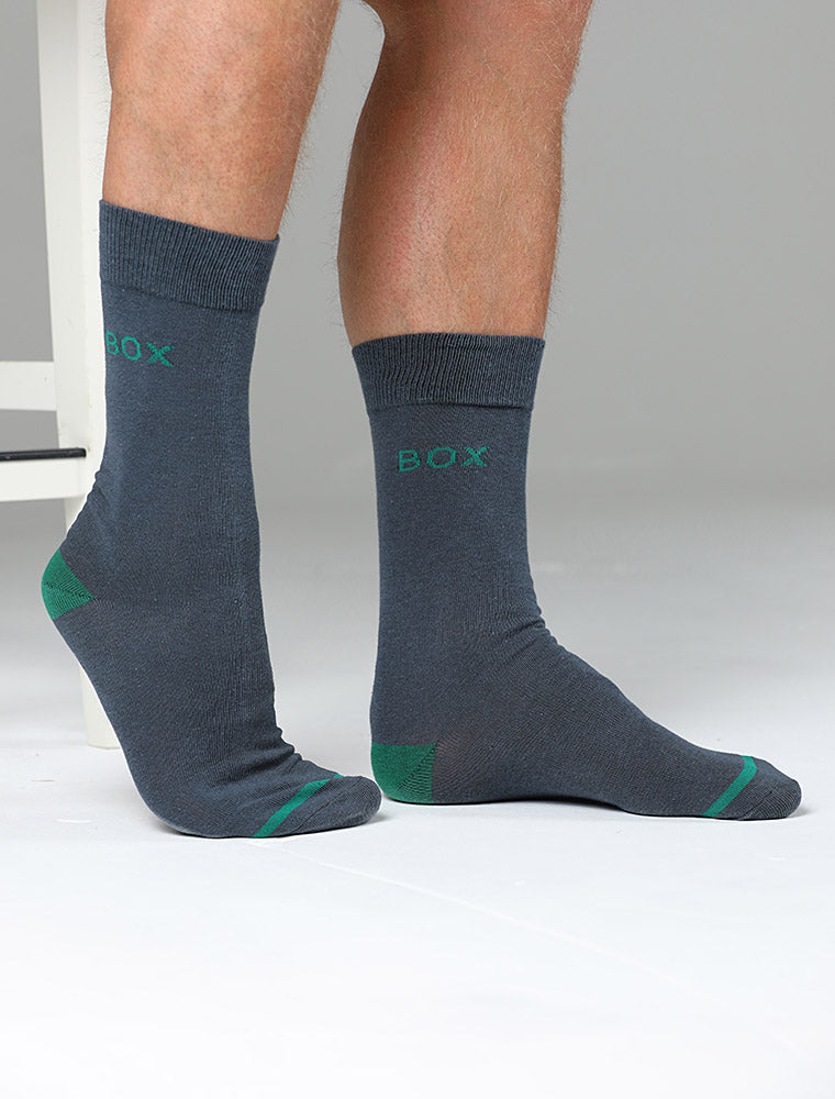 Jaded Grey - Lux Dress Socks - boxmenswear - {{variant_title}}