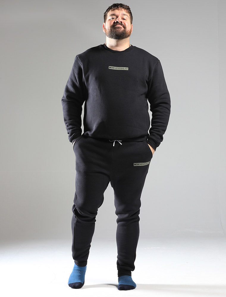 Comfort Fit: Joggers - Black - boxmenswear - {{variant_title}}