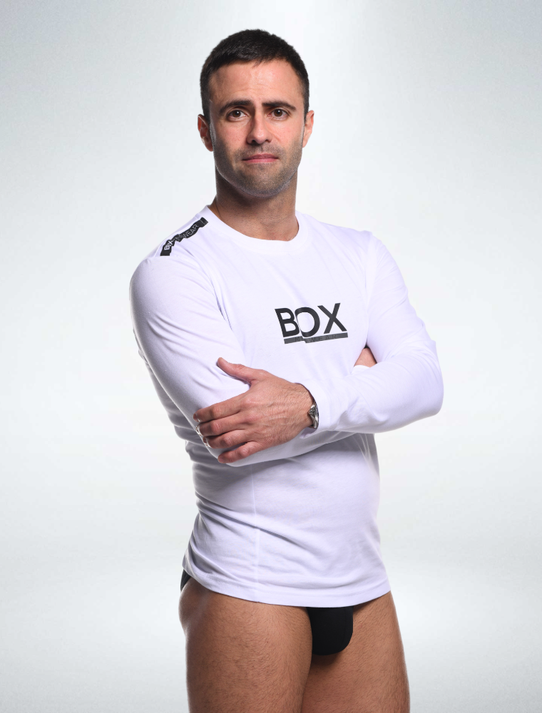 Mens Long Sleeve T-Shirt: Dynamic Fit - Classic White - boxmenswear - {{variant_title}}