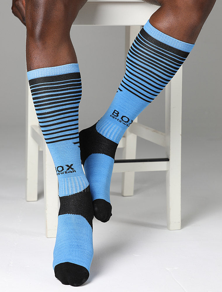 Action Blue Football Socks - boxmenswear - {{variant_title}}