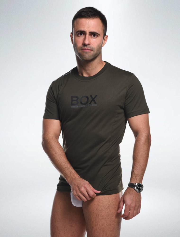 Mens T-Shirt: Dynamic Fit - Military Green - boxmenswear - {{variant_title}}