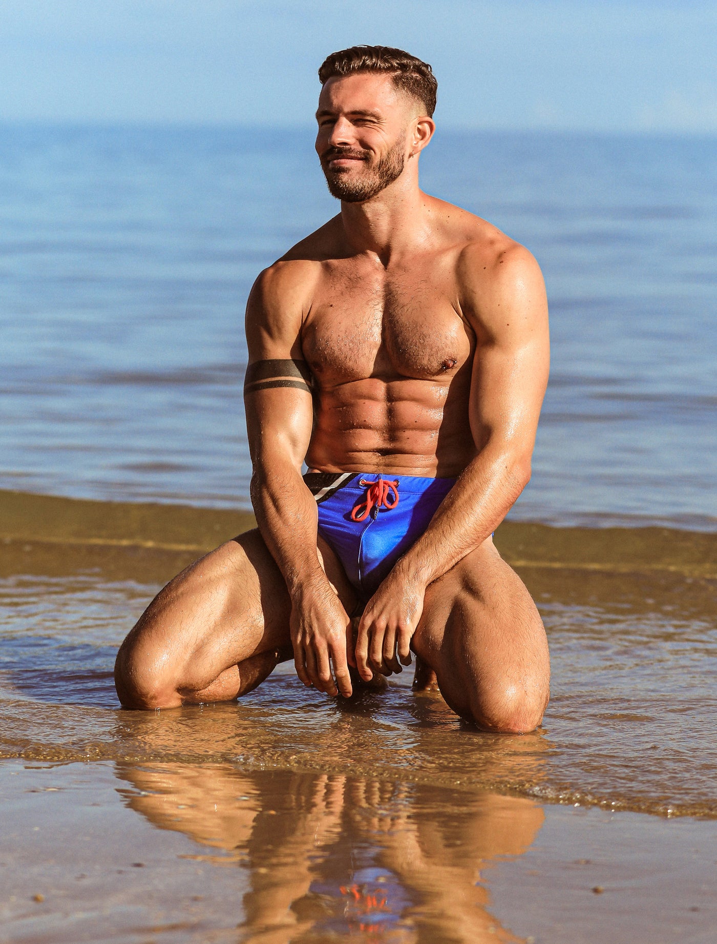 The Kute Edition: Swimming Trunks - Pacific Blue - boxmenswear - {{variant_title}}