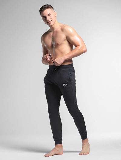 Super Soft Black Track Pants / Black - boxmenswear - {{variant_title}}