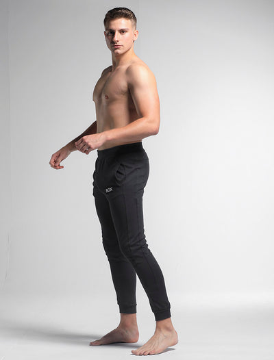 Super Soft Black Track Pants / Black - boxmenswear - {{variant_title}}