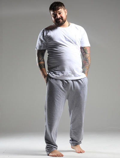 Mens Pyjama Pants - Melange Grey - boxmenswear - {{variant_title}}