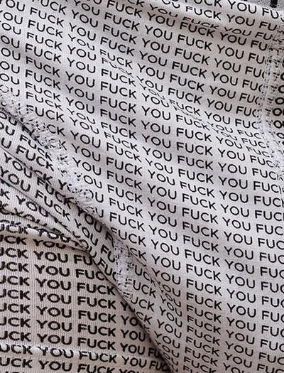 Fuck You Feature Fit Boxers Monogram