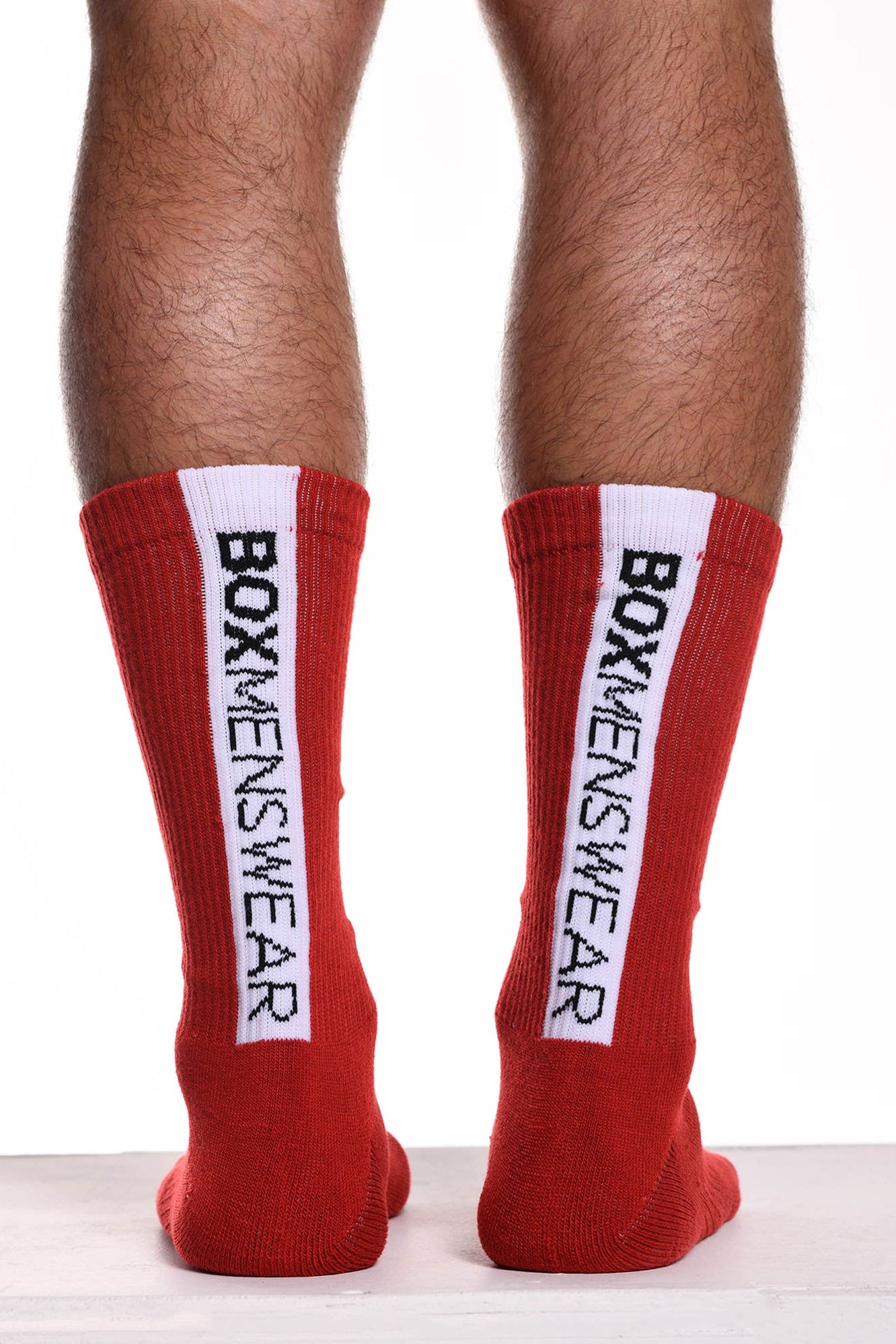Reverse Red Strip Lux Sports Socks - boxmenswear - {{variant_title}}