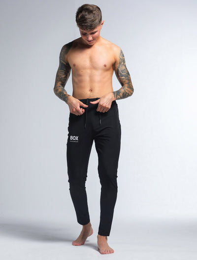 Lightweight Performance Fitted Joggers / Black - boxmenswear - {{variant_title}}