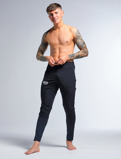 Lightweight Performance Fitted Joggers / Black - boxmenswear - {{variant_title}}