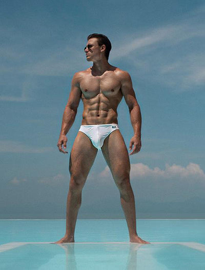 Swimming Trunks - White - boxmenswear - {{variant_title}}